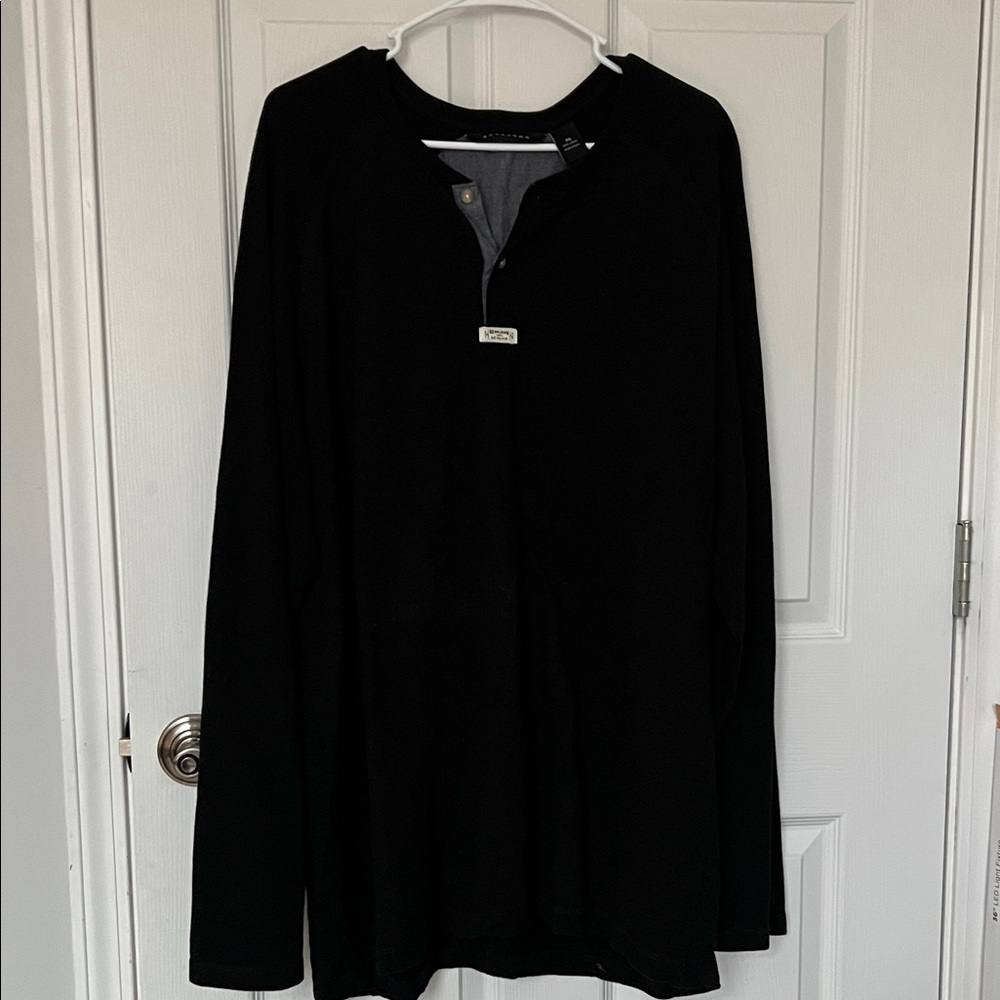 Sean John Classic Black Long Sleeve Sweater